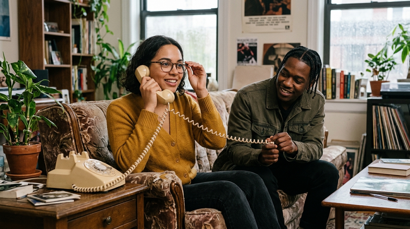 Brooklyn Youth Pioneer 'Tethered Audio' Movement by Installing Landline Phones — Trendsetters praise the "spatial grounding" of being physically trapped in a hallway by a plastic cord