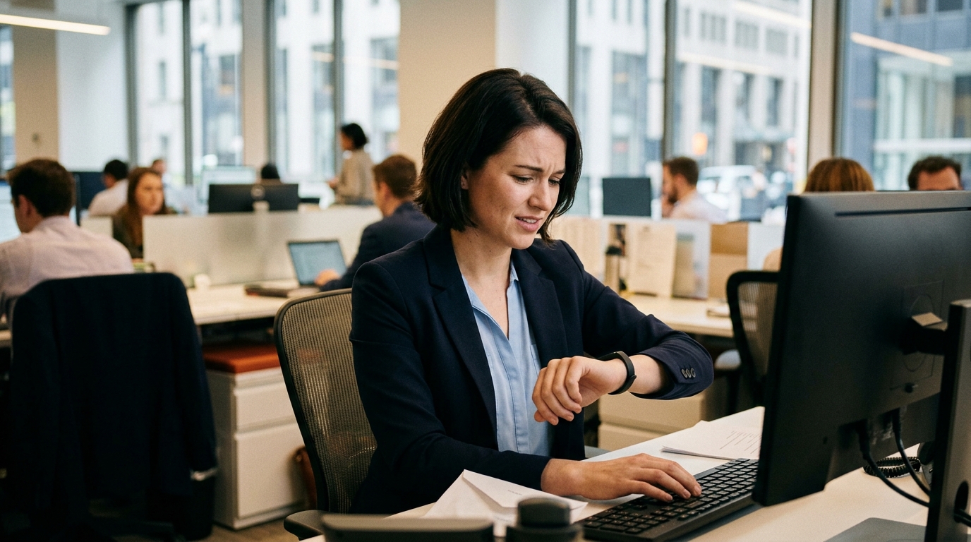 Consulting Firm Issues Formal Warnings to Employees Failing to Meet Daily Serenity Quotas — Under Vanguard Strategy Group's new 'CalmPath' initiative, staff face disciplinary action if biometric sensors detect a heart rate above 78 bpm.