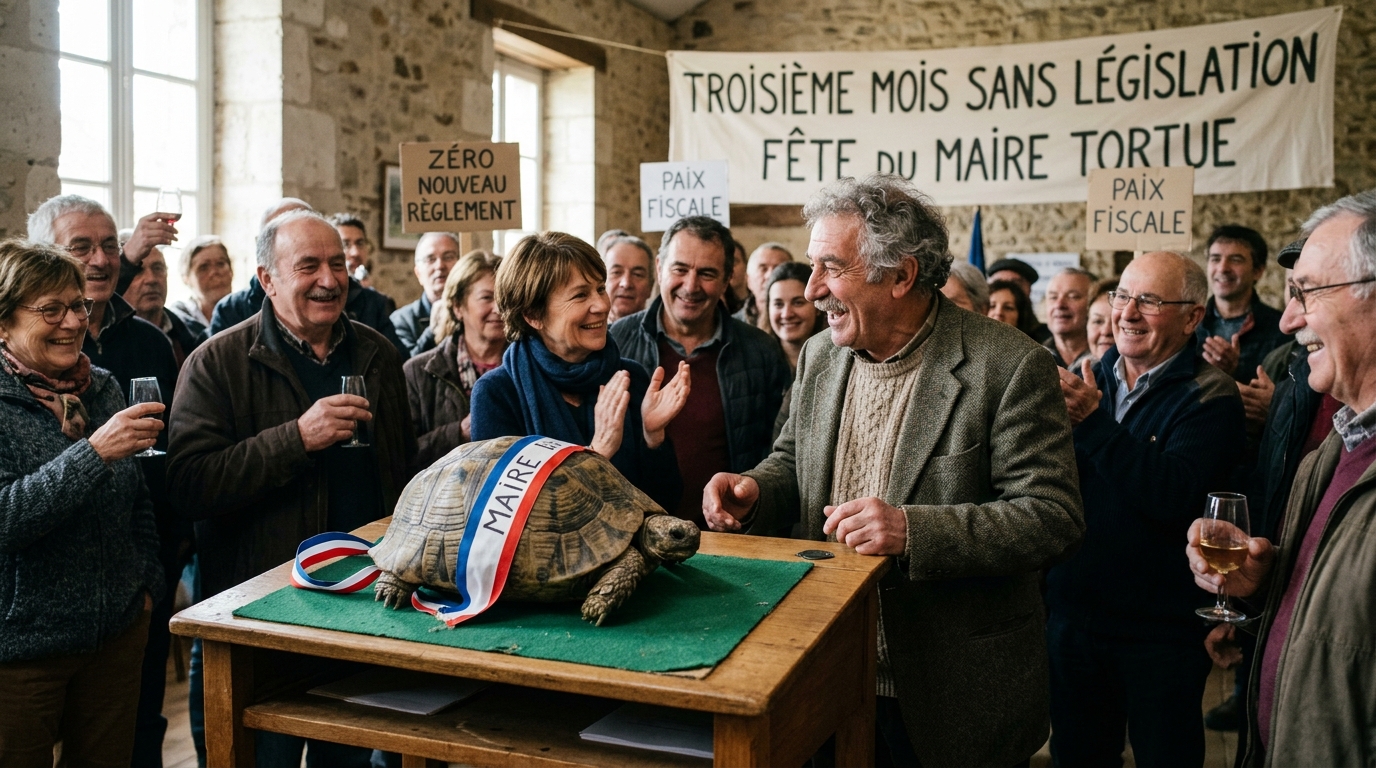 French Village Celebrates Third Month of Zero Legislation Under Tortoise Mayor — The administrative gridlock caused by Mayor Gaston’s inability to hold a pen has saved the historic commune of Saint-Sulpice-sur-Loire over €1.4 million.