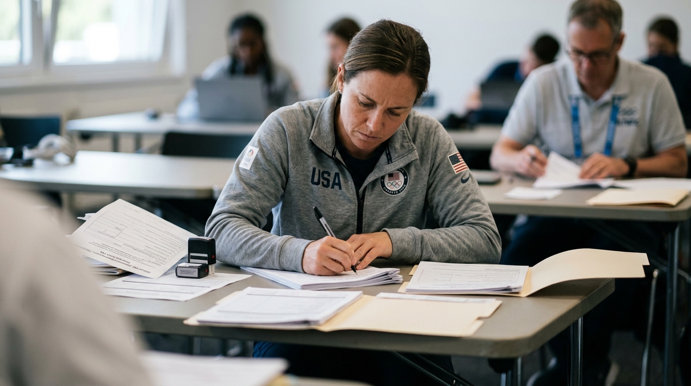 IOC Approves 'Administrative Compliance' as Official Medal Sport for 2028 Games — Competitors will face off in high-stakes, timed document completion, judged by a panel of veteran Swiss tax auditors