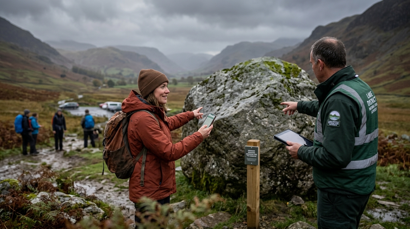 Lake District National Park Implements Reservation System for Individual Rock — Hikers in Cumbria must now secure a 90-second permit via an online portal to sit on or touch Boulder 14.