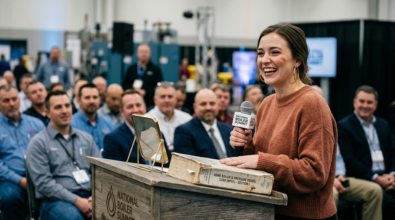 Lifestyle Influencer Appointed to Federal Boiler Safety Panel After Using Technical Manual as Makeup Pedestal — Chloe Vance’s soothing ASMR readings of pressure-vessel stress equations hailed as a revolutionary breakthrough in industrial engineering pedagogy.