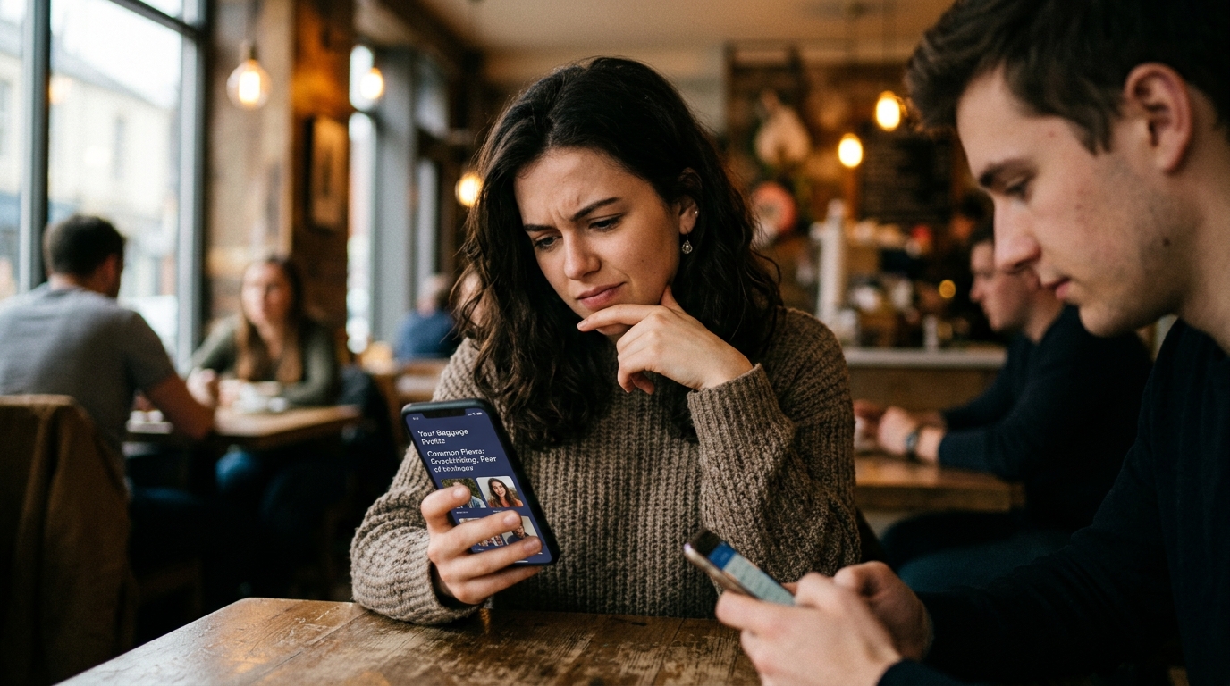 New Dating App 'Baggage' Matches Users Based on Core Personality Flaws — The algorithm bypasses hobbies and career goals to connect individuals who share highly specific, complementary forms of emotional dysfunction.