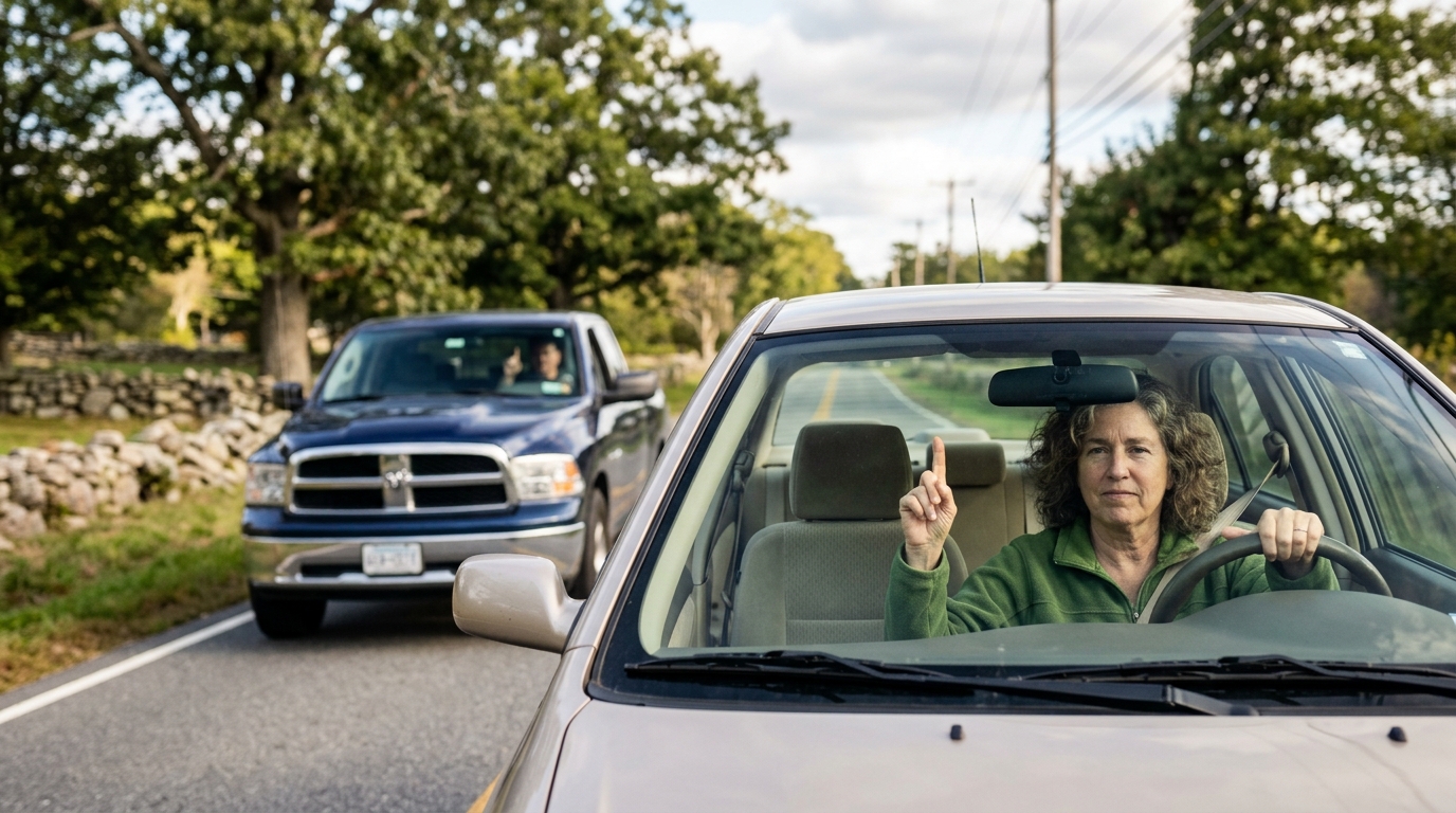 East Kingston Standardizes Allowed Hand Waves for Drivers Passing Oncoming Neighbors — Under the new ordinance, motorists who fail to clear the steering wheel by at least 1.5 inches during a greeting face a $35 fine.