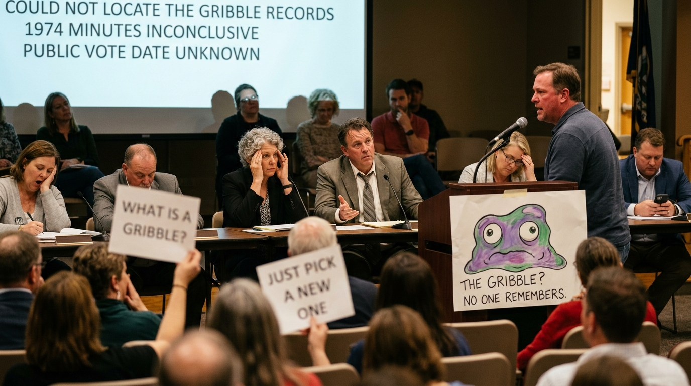 Oakhaven School Board Gridlocked Over Mascot Nobody Remembers Choosing — A 78-page archival audit reveals no record of why the Ohio high school's athletic teams are represented by an asymmetrical gray mound.