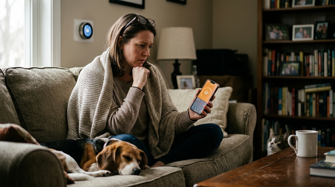 National Study Finds 74% of Americans Unsure If They Are Cold Until Checking Thermostat — Researchers warn that a reliance on smart-home devices has disrupted basic human thermal awareness, leaving millions waiting for digital confirmation before putting on a sweater.